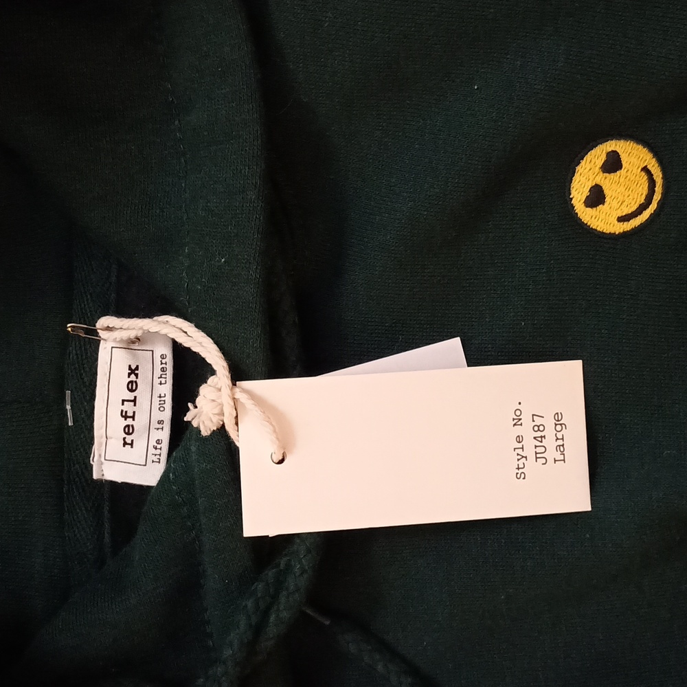 LARGE Ultra soft reflex emoji hoodie - Picture 3 of 4